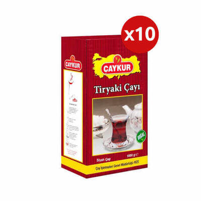 10 Adet Çaykur Tiryaki Çay 1000gr - 1