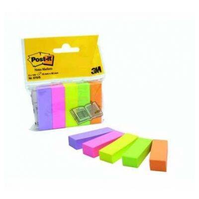 3M Post-it Not Sayfa İşareti 5 Renk - 1