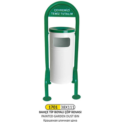 Arı Metal Bahçe Çöp Kovası 1701 - ARI METAL
