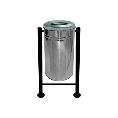 Arı Metal Bahçe Çöp Kovası Boru Ayaklı 1782 - 1