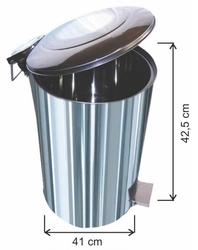 Arı Metal Endüstriyel Pedallı Çöp Kovası 40lt - ARI METAL