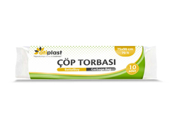 Atiplast Çöp Torbası Battal 75x90 Siyah 300gr 10lu - Atiplast
