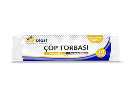 Atiplast Çöp Torbası End.Jumbo Siyah 500gr 80x110 - 1