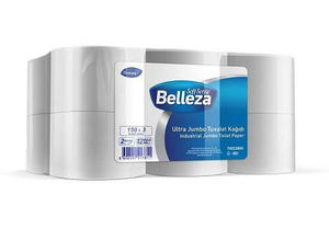 Belleza Endüstriyel Tuvalet Kağıdı Ultra Mini Jumbo 150m 12li - 1