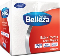 Belleza Extra Peçete 30x30cm 100Yp 24 Paket 70023818 - BELLEZA