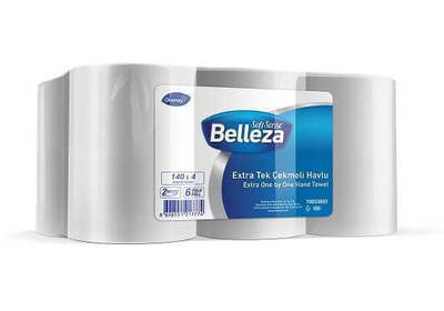 Belleza Extra Tek Çekmeli Havlu 140m 6lı - 1