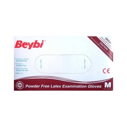 Beybi Latex Muayene Eldiveni Pudrasız M 100lü - Beybi