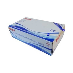 Beybi Nitril Eldiven Pudrasız S 100lü Mavi - Beybi