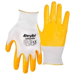 Beybi Nitril İş Eldiveni Sarı Mg905 - Beybi