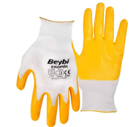Beybi Nitril İşçi Eldiveni Sarı KOD:Mg905 - Beybi