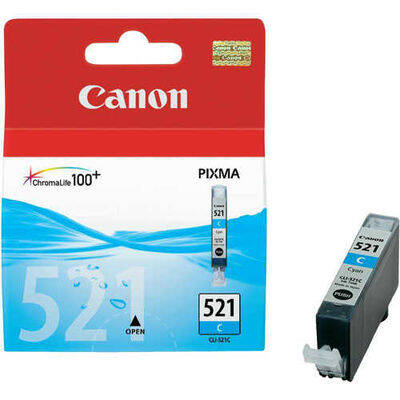 Canon CLi-521C Mürekkep Kartuş Mavi 9ml - 1