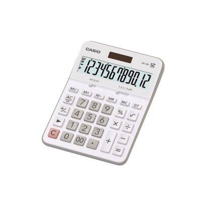 Casio Hesap Makinesi Dx12B-We Masa Tipi 12 Hane Beyaz - 1