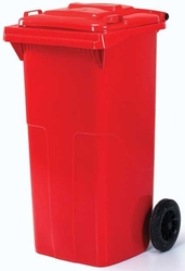 Ceyhanlar Çöp Konteyneri Kırmızı 120lt - CEYHANLAR