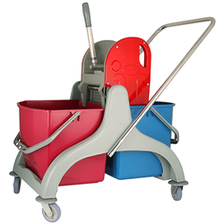 Ceymop Çift Kovalı Temizlik Seti Plastik Presli CYP-801 - CEYMOP