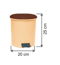 Çöp Kovası Plastik Pedallı 12lt 7136 - CEYHANLAR