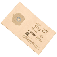 Diversey Taski Vento 15,12 için Tek Kullanımlık Kağıt Toz Torbası 70012966 - 