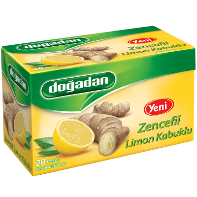 Doğadan Zencefil Limon Kabuklu 20'li - 1