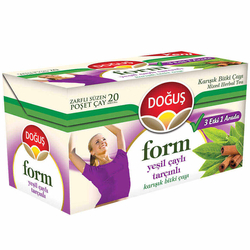 Doğuş Form Bitki Çayı Yeşil Çaylı Tarçınlı 20li - DOĞUŞ