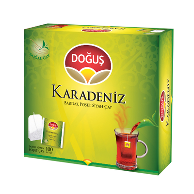 Doğuş Karadeniz Bardak Poşet Çay Bergamot Aromalı 100 adet - 1