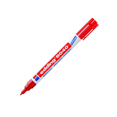 Edding Çamaşır Kalemi Kırmızı 8040 - 1