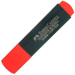 Faber-Castell Fosforlu Kalem Kırmızı 1548 - FABER CASTELL