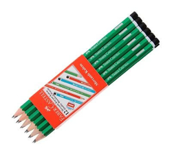 Faber Castell Köşeli Mercanlı Kurşun Kalem 12li - FABER CASTELL