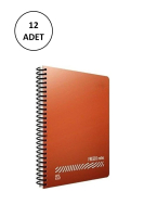 Gıpta A5 Spr Kapak 96 YP Kareli Defter - 