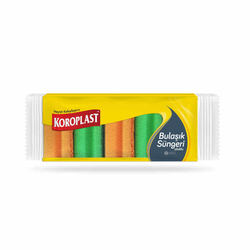 Koroplast Bulaşık Süngeri Oluklu 5li - Koroplast