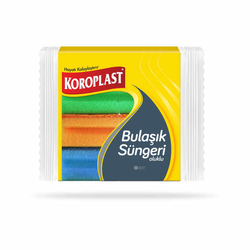 Koroplast Bulaşık Süngeri Oluklu 8li - Koroplast