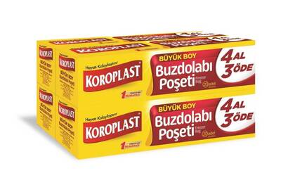 Koroplast Buzdolabı Poşeti Büyük Boy 4 Al 3 Öde - 1