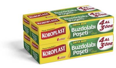 Koroplast Buzdolabı Poşeti Orta Boy 4al 3öde - 1