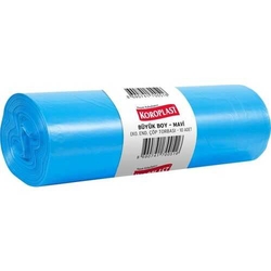 Koroplast Çöp Poşeti Endüstriyel Ekonomik Büyük Mavi 65x80 - Koroplast