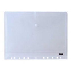 Kraf Çıtçıtlı Dosya 11 Delikli Şeffaf 1229 - KRAF