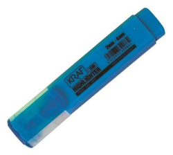 Kraf Fosforlu Kalem Geniş Gövde Mavi 330-333 - KRAF
