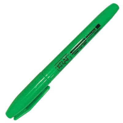 Kraf Fosforlu Kalem Tipi Gövde Yeşil 340 - 1