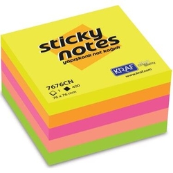 Kraf Post-it Neon Renkler 76x76 7676CN - KRAF