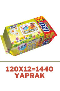 Lara Baby SoftPapatyalı XXL 120'li Islak Mendil - 