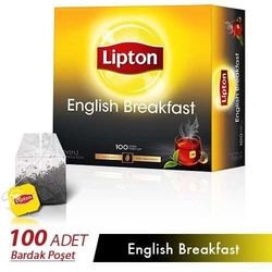 Lipton English Breakfast Bardak Poşet Çay 100lü - Lipton