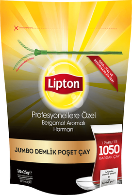 Lipton Profesyonellere Özel Jumbo Demlik Poşet Çay 30x25 gr - 1