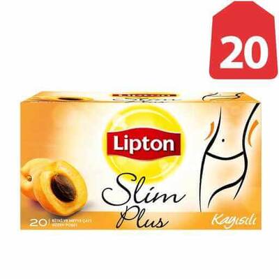 Lipton Slim Plus Kayısılı 20li - 1