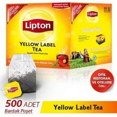 Lipton Yellow Label Bardak Poşet Çay 500lü - 1