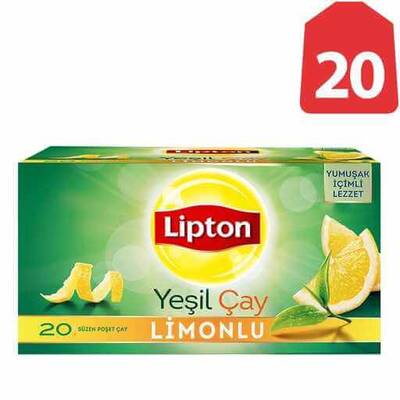 Lipton Yeşil Çay Limonlu 20li - 1
