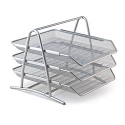 Mas Perfore 3 Katlı Evrak Rafı Gri 523 - MAS