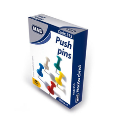 Mas Renkli Harita Çivisi Silindirik 315 - MAS