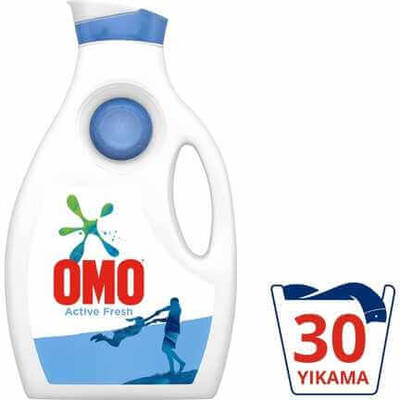 Omo Sıvı Çamaşır Deterjanı Active Fresh 1950ml - 1