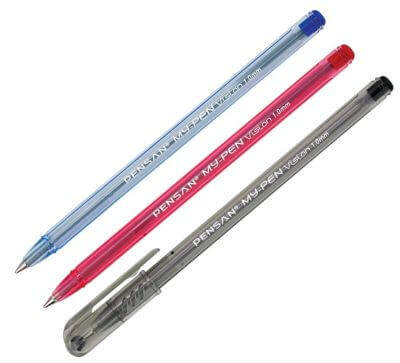 Pensan My Pen Vision Tükenmez Kalem Kırmızı - 1