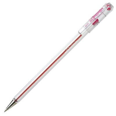 Pentel Metal Uçlu 0,7mm Kırmızı Roller Kalem BK77 - 1