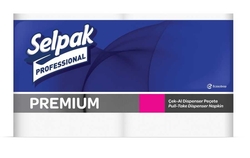 Selpak Professional Çek Al Peçete Düz Beyaz 180 yp 25'li - Selpak