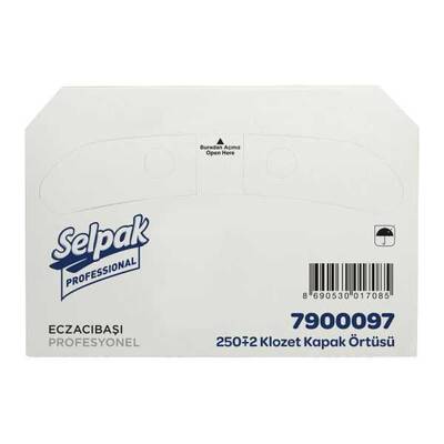 Selpak Professional Klozet Kapak Örtüsü 250li 10 Paket - 1