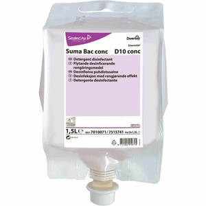 Suma Bac Conc D10 Sanitizeri Mutfak Temizleyici Deterjan 1,5 L - 1